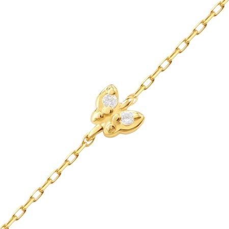 【送料無料】【ラッピング無料】ヨンドシー 4℃ EAU DOUCE Spring Collection K10イエローゴールド ネックレス スフェーン ペリドットの画像