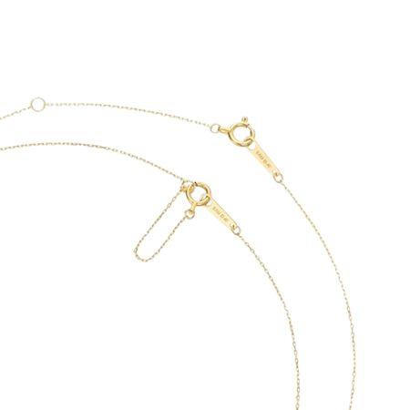 【送料無料】【ラッピング無料】ヨンドシー 4℃ EAU DOUCE Spring Collection K10イエローゴールド ネックレス スフェーン ペリドットの画像
