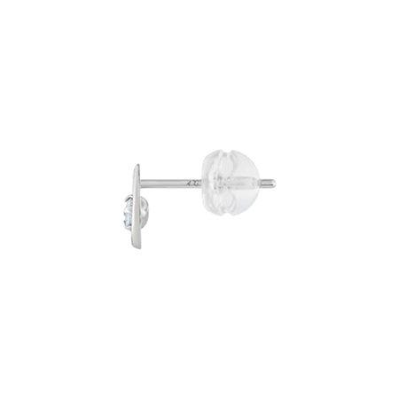 【送料無料】【ラッピング無料】ヨンドシー 4℃ 限定 3月誕生石 K10ホワイトゴールド ピアス アクアマリンの画像