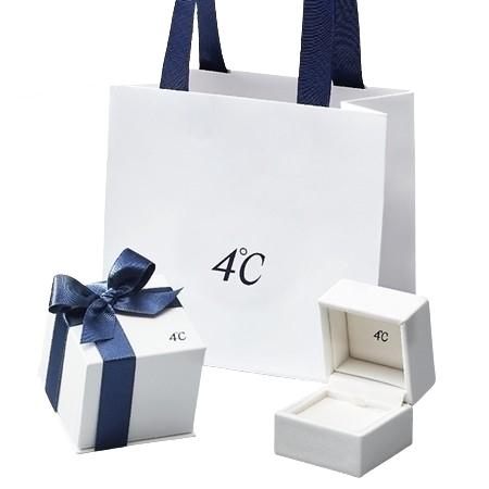 【送料無料】【ラッピング無料】ヨンドシー 4℃ プラチナ ネックレス しずくの画像