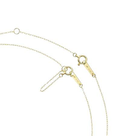 ヨンドシー 4℃ ネックレス K10イエローゴールド ダイヤモンド レディースの画像
