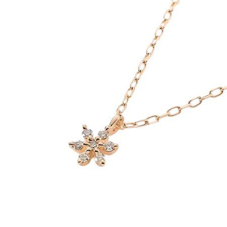 ヨンドシー 4℃ ネックレス K18ピンクゴールド ダイヤモンド レディースの画像