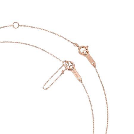 ヨンドシー 4℃ ネックレス シルバー 2月誕生石 限定 しずく アメシスト レディースの画像