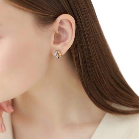 ヨンドシー 4℃ イヤリング シルバー Noble of Water コンビカラー レディース_2