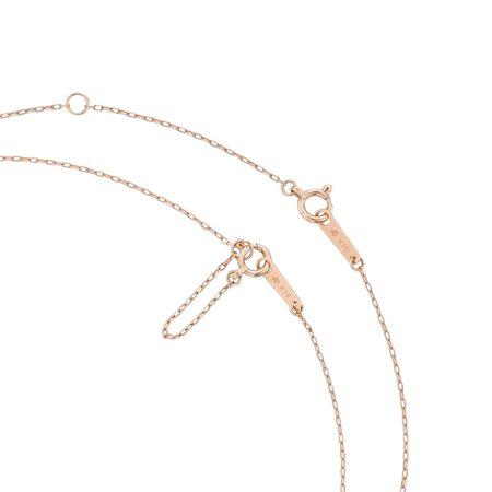 ヨンドシー 4℃ ネックレス K10ピンクゴールド SAKURA Collection 桜 ローズクォーツ レディースの画像