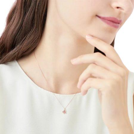 4℃（ヨンドシー） ネックレス K10ピンクゴールド SAKURA Collection 桜