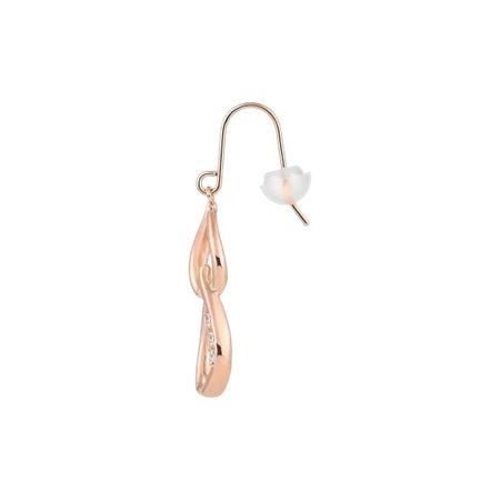 4℃（ヨンドシー） ピアス シルバー SAKURA Collection 桜 ホワイト