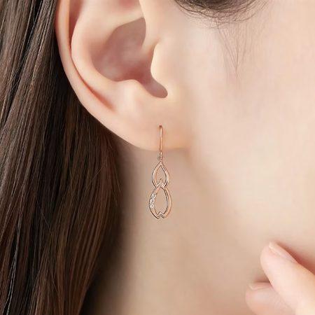 4℃（ヨンドシー） ピアス シルバー SAKURA Collection 桜 ホワイト