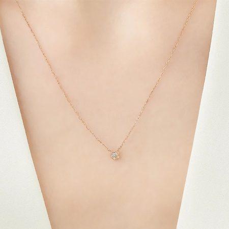 4℃（ヨンドシー） ネックレス K18ピンクゴールド SAKURA Collection 桜