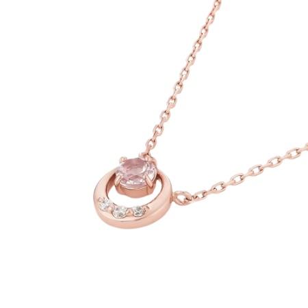 4℃（ヨンドシー） ネックレス シルバー 4月誕生石 月 ムーン 限定