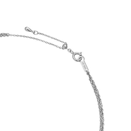 ヨンドシー 4℃ ネックレス シルバー Spring Summer Season 2way ホワイトトパーズ レディース_2