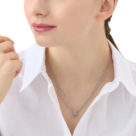 ヨンドシー 4℃ ネックレス シルバー Spring Summer Season 2way ホワイトトパーズ レディース_3