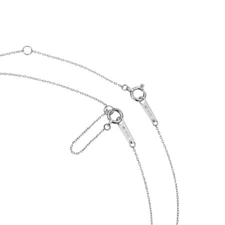 ヨンドシー 4℃ ネックレス K10ホワイトゴールド Spring Summer Season ホワイトトパーズ レディースの画像