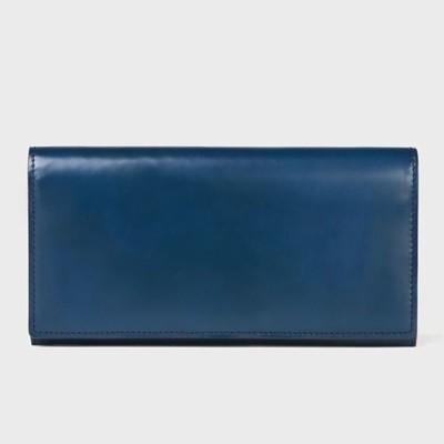 ポールスミス 財布 長財布 Pc蝋引きコードバン ネイビー Paul Smith T007n 190 Clover Leaf クローバーリーフ 通販 Yahoo ショッピング