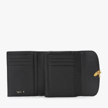 アニエスベー agnes b 財布 折財布 レザー 三つ折り ウォレット The bの画像