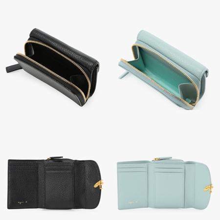 アニエスベー agnes b 財布 ミニ財布 折財布 ミニウォレット The bの画像