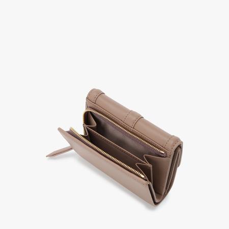 アニエスベー agnes b 財布 折財布 レザー 三つ折り ウォレット Ingridの画像