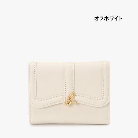 アニエスベー agnes b 財布 折財布 レザー 三つ折り ウォレット Ingridの画像