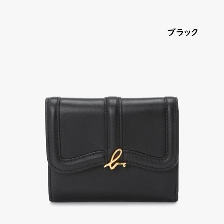 アニエスベー agnes b 財布 折財布 レザー 三つ折り ウォレット Ingridの画像