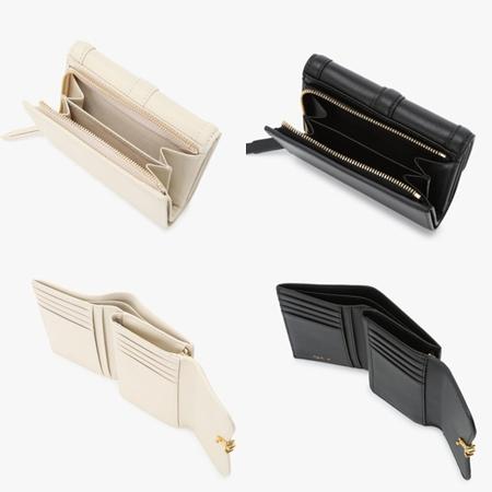 アニエスベー agnes b 財布 折財布 レザー 三つ折り ウォレット Ingridの画像