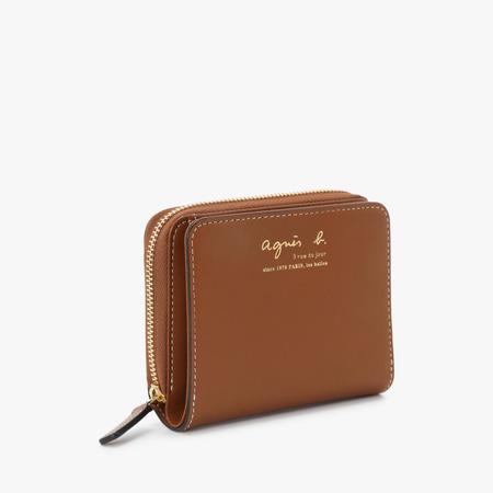 アニエスベー agnes b 財布 折財布 レザー 二つ折り ウォレットの画像