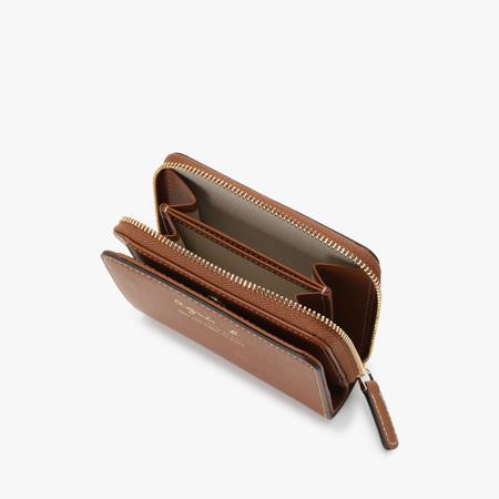 アニエスベー agnes b 財布 折財布 レザー 二つ折り ウォレットの画像
