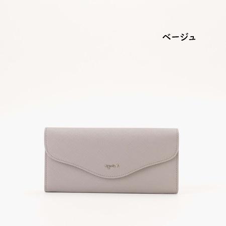 アニエスベー agnes b 財布 長財布 レザー ロングウォレット avaの画像