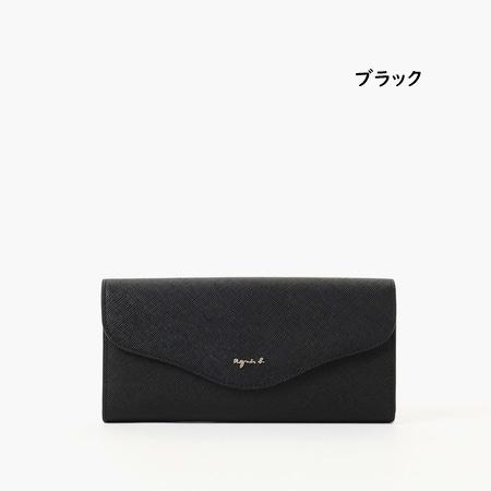 アニエスベー agnes b 財布 長財布 レザー ロングウォレット avaの画像