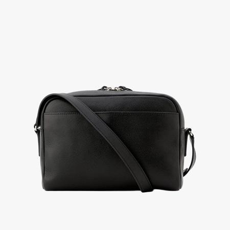 アニエスベー agnes b ショルダーバッグ レザー ラージ Angele ブラックの画像