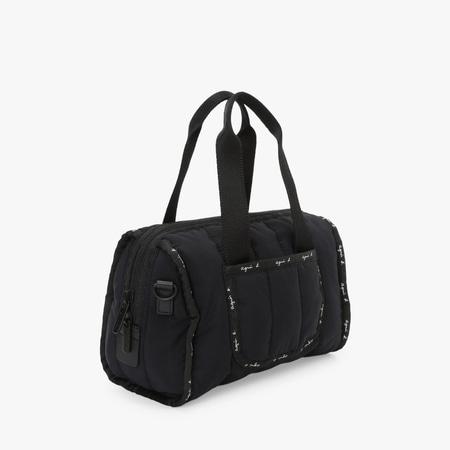 アニエスベー agnes b ショルダーバッグ ハンドバッグ ナイロン 2way ミニ ショルダー Monaco ブラックの画像
