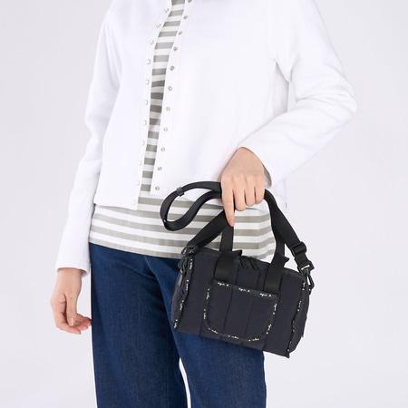 アニエスベー agnes b ショルダーバッグ ハンドバッグ ナイロン 2way ミニ ショルダー Monaco ブラックの画像