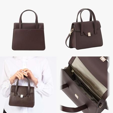 アニエスベー agnes b ハンドバッグ ショルダーバッグ レザー2way miyukiの画像