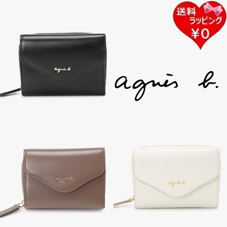 agnes b.（アニエスベー） agnes b 財布 ミニ財布 折財布 レザー 三
