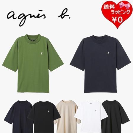アニエスベー agnes b Tシャツ メンズ 刺繍 コットン 半袖 Lezard 綿