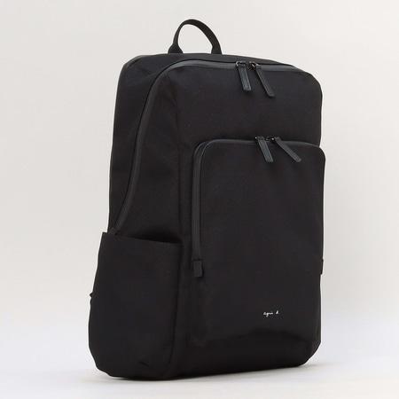 アニエスベー agnes b バックパック リュック PC 対応 ブラックの画像