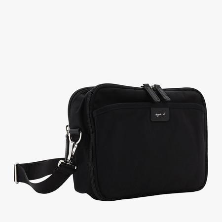 アニエスベー agnes b ショルダーバッグ ナイロン My bag ブラックの画像