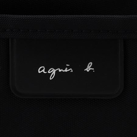 アニエスベー agnes b ショルダーバッグ ナイロン My bag ブラックの画像