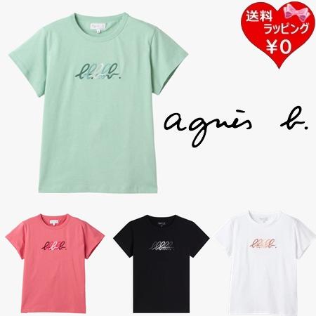 agnes b.（アニエスベー） agnes b Tシャツ b. ロゴ 刺繍 コットン
