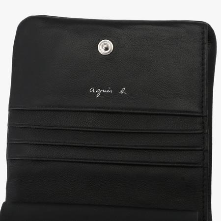 アニエスベー agnes b 財布 折財布 ウォレット ブラック | agnes b. | 05