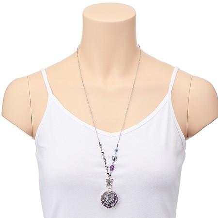 限定価格セール アナスイ ネックレス Moon モチーフ ペンダント パープルミックス Annasui 保存版 Gestion Etechnologies Shop