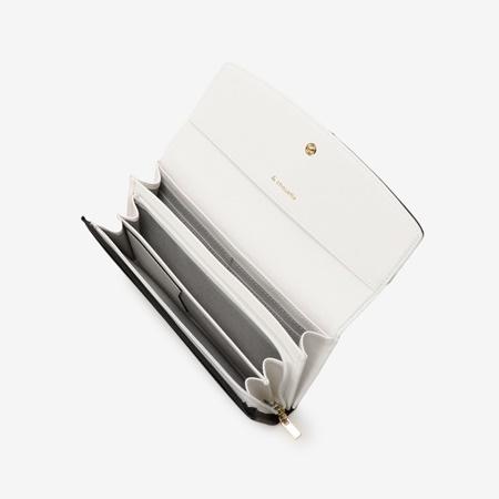 ブラック サマンサタバサ And 長財布 Clover クローバーリーフ ベルトスタッズ長財布 ブラック Leaf Clover Chouette