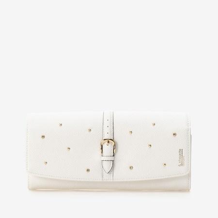 Chouette ホワイト Leaf サマンサタバサ クローバーリーフのサマンサタバサ ベルトスタッズ長財布 Chouette Andならショッピング ランキングや口コミも豊富なネット通販 更にお得なpaypay残高も スマホアプリも充実で毎日どこからでも気になる商品をその場でお