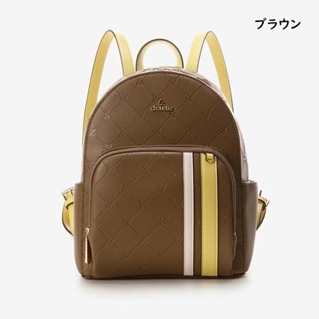& chouette サマンサタバサ &chouette リュック 型押しモノグラム 