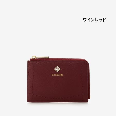 サマンサタバサ &chouette 財布 ビジュー付きフラグメントケース｜clover-leaf｜12