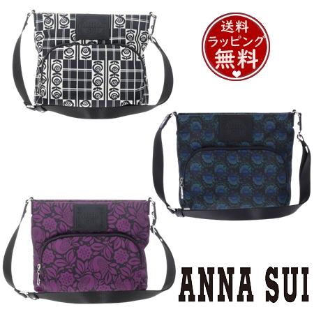 アナスイ　ショルダーバッグ　ジャーニーブラック　新品・未使用品 ANNA SUI（アナスイ） ショルダーバッグ ジャーニー : Clover Leaf