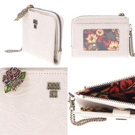 極美品未使用級★ANNA SUIアナスイ ダリア ミニ財布コインケースパスケース ANNA SUI アナスイ 財布 キーケース コインケース パスケース
