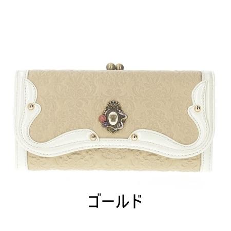 ANNA SUI アナスイ セルパンかぶせ長財布 アナスイ ANNA SUI セルパン 口金長財布 （グリーン） -靴