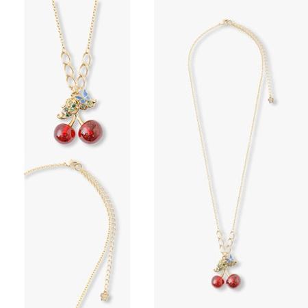 ANNA SUI（アナスイ） ネックレス チェリーモチーフ ネックレス