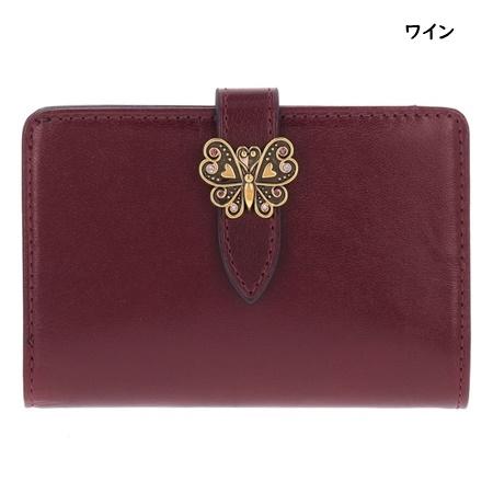 ANNA SUI アナスイ ロジェ 折り財布 ANNA SUI アナスイ ANNASUI 折財布 ロジェ 内ファスナーミニ財布
