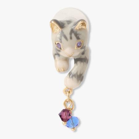 【送料無料】【ラッピング無料】アナスイ ANNASUI ピアス 猫モチーフの画像